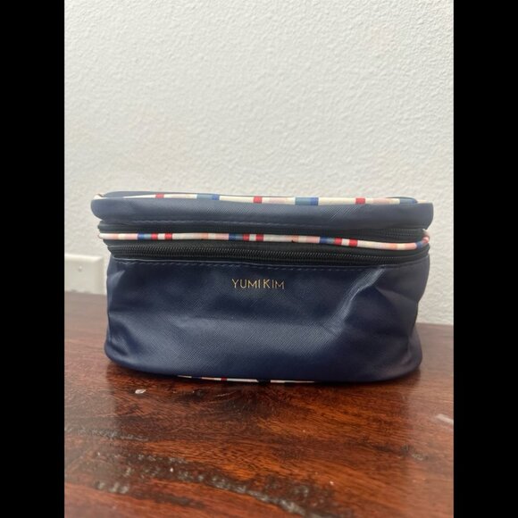 Yumi Kim Navy Dual Compartment Makeup Bag - Picture 1 of 4